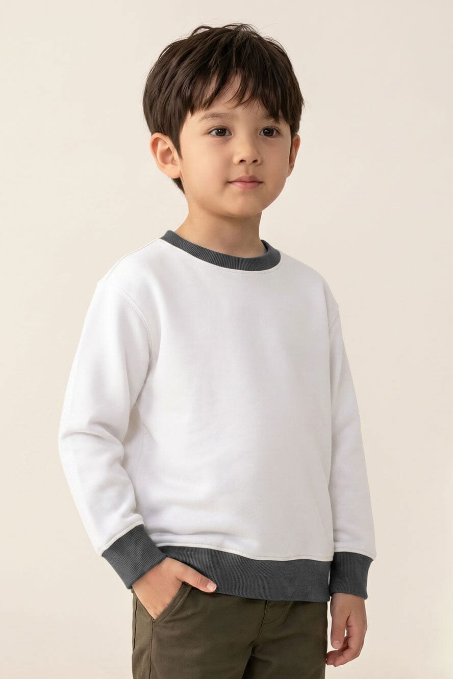 White & Slate Grey