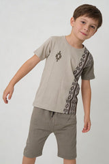 Boy's Aztec Printed Twin Set