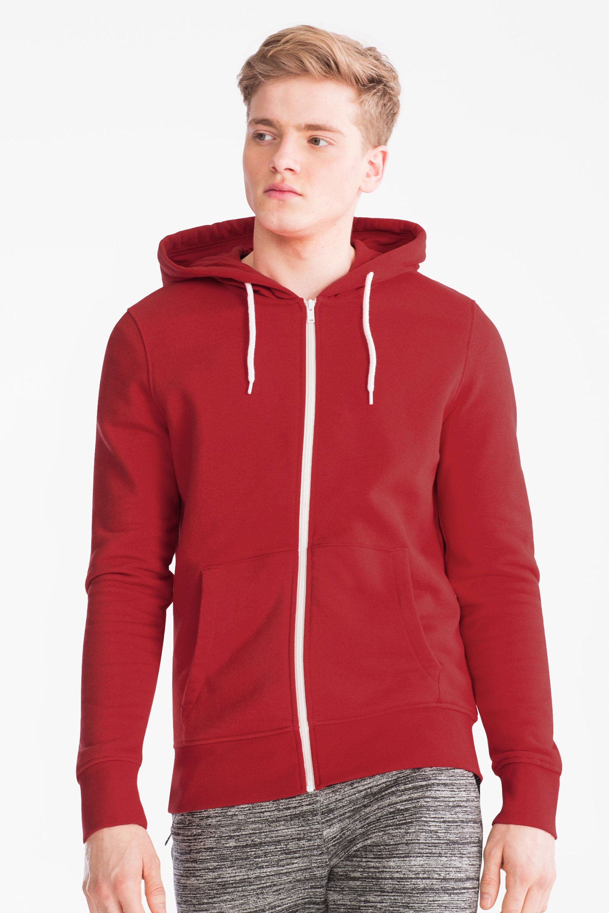 Ckh Men's Minor Fault Zipper Fleece Hoodie Men's Zipper Hoodie Yasir Bin Asad 