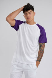 White & Purple