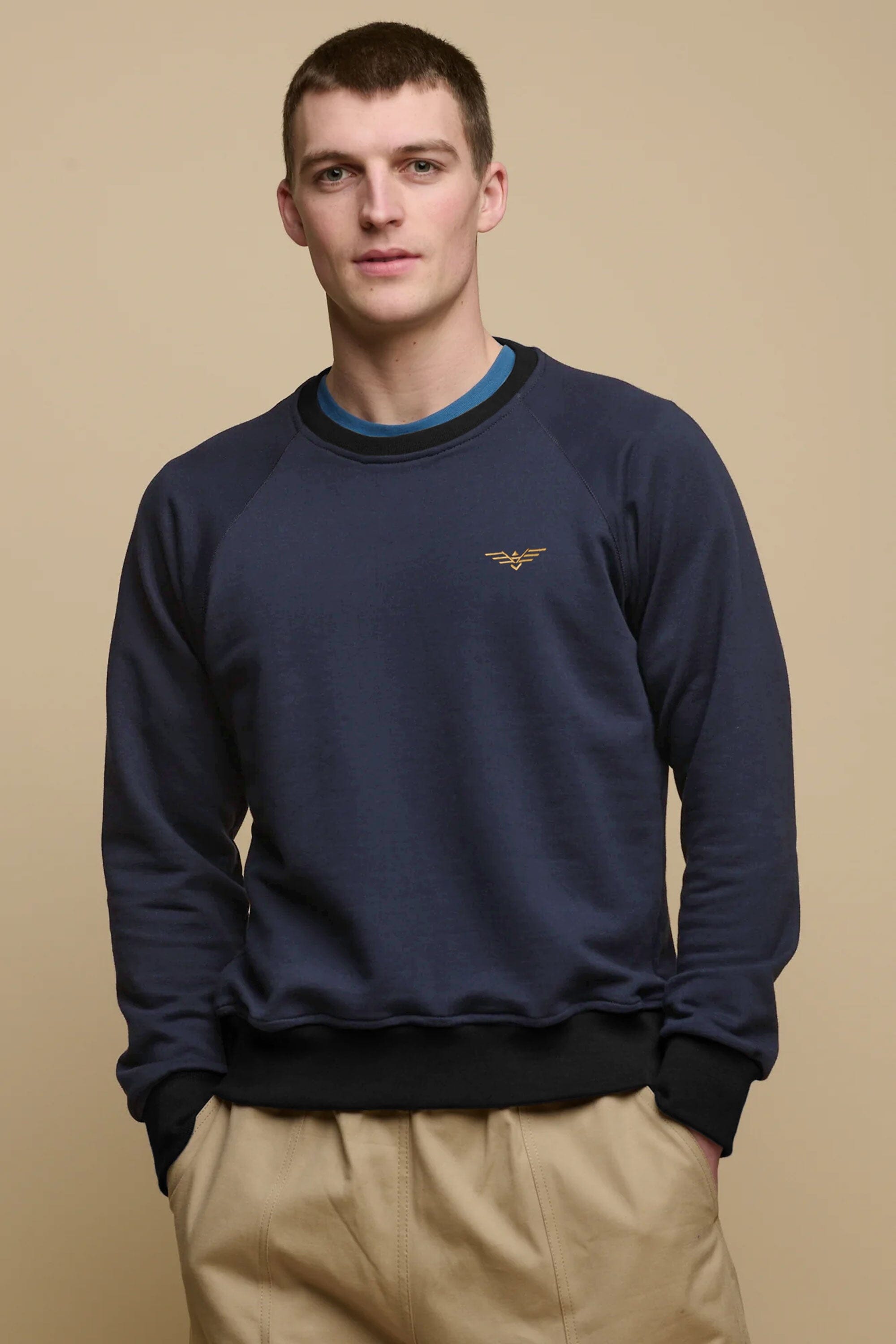 Navy & Black
