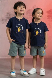 Navy & Teal