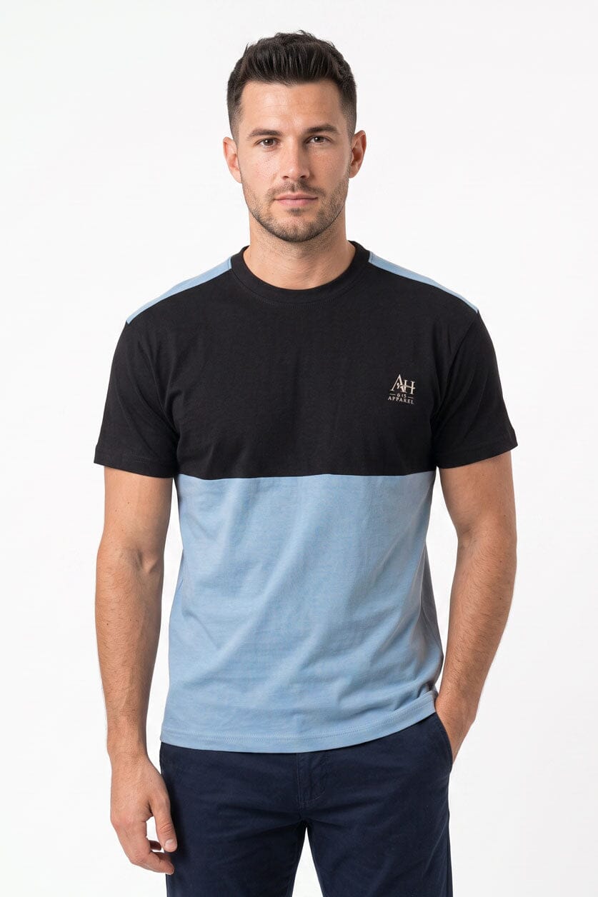 Powder Blue & Black