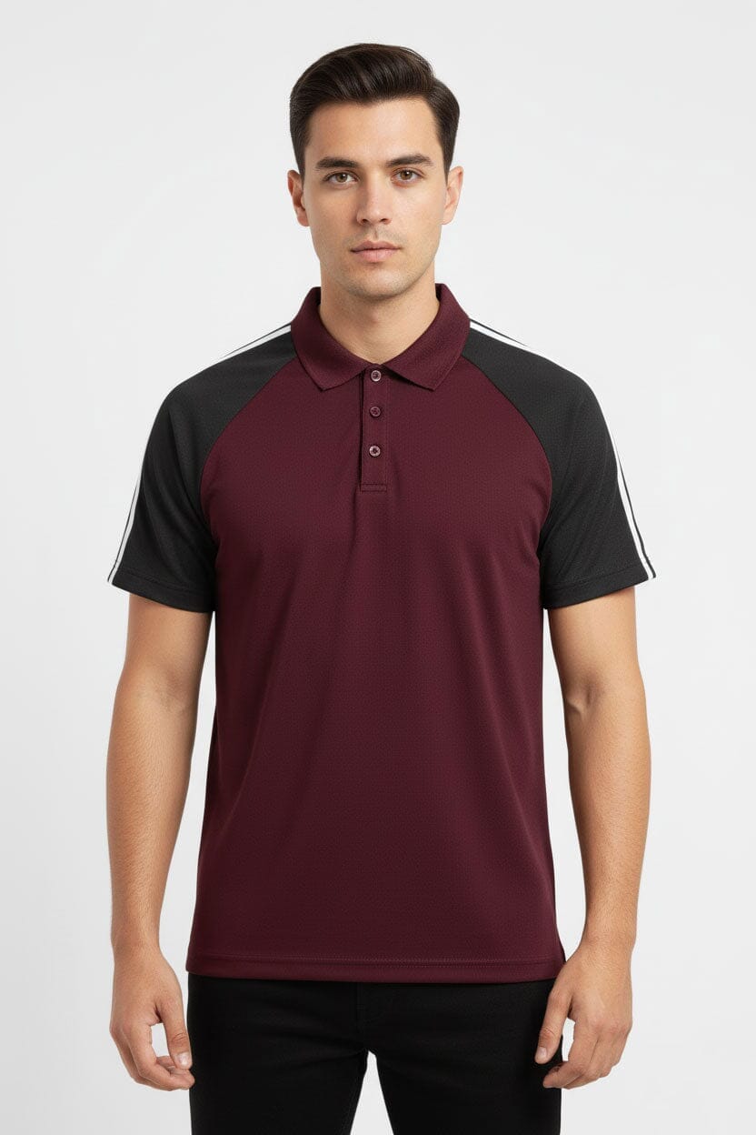 Maroon & Black
