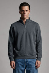 BHM Men's Heavyweight Quarter Zipper Sweatshirt