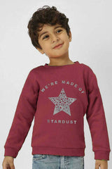 Rabbit Skins Kid's Star Dust Printed Fleece Sweatshirt