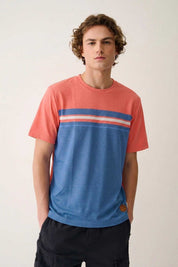 Coral Pink & Blue