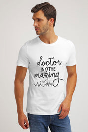 LE Men's Doctor In The Making Printed Short Sleeve Tee Shirt Men's Tee Shirt Image 