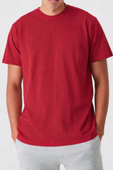 Jay Cee Men's Basic Drop Shoulder Oversized Tee Shirt