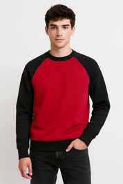 Polo Republica Men's Raglan Sleeve Fleece Minor Fault Sweat Shirt