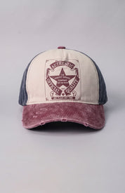 Navy & Burgundy