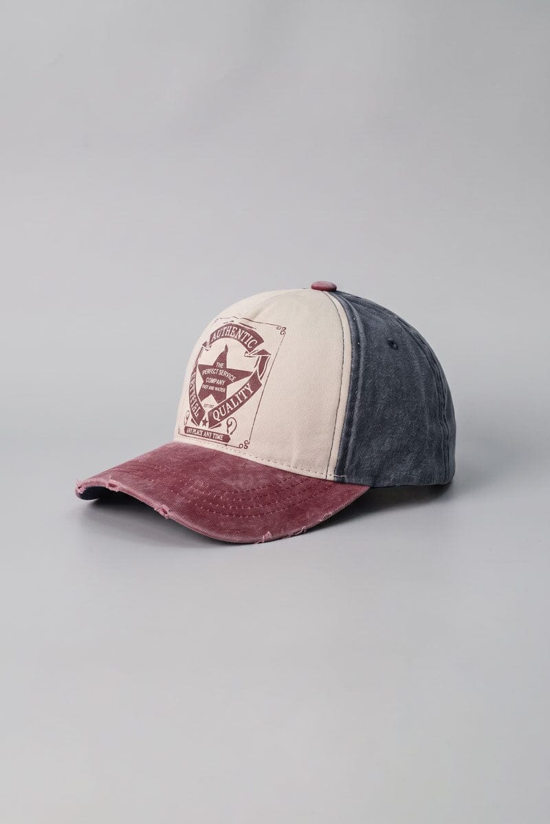 Navy & Burgundy