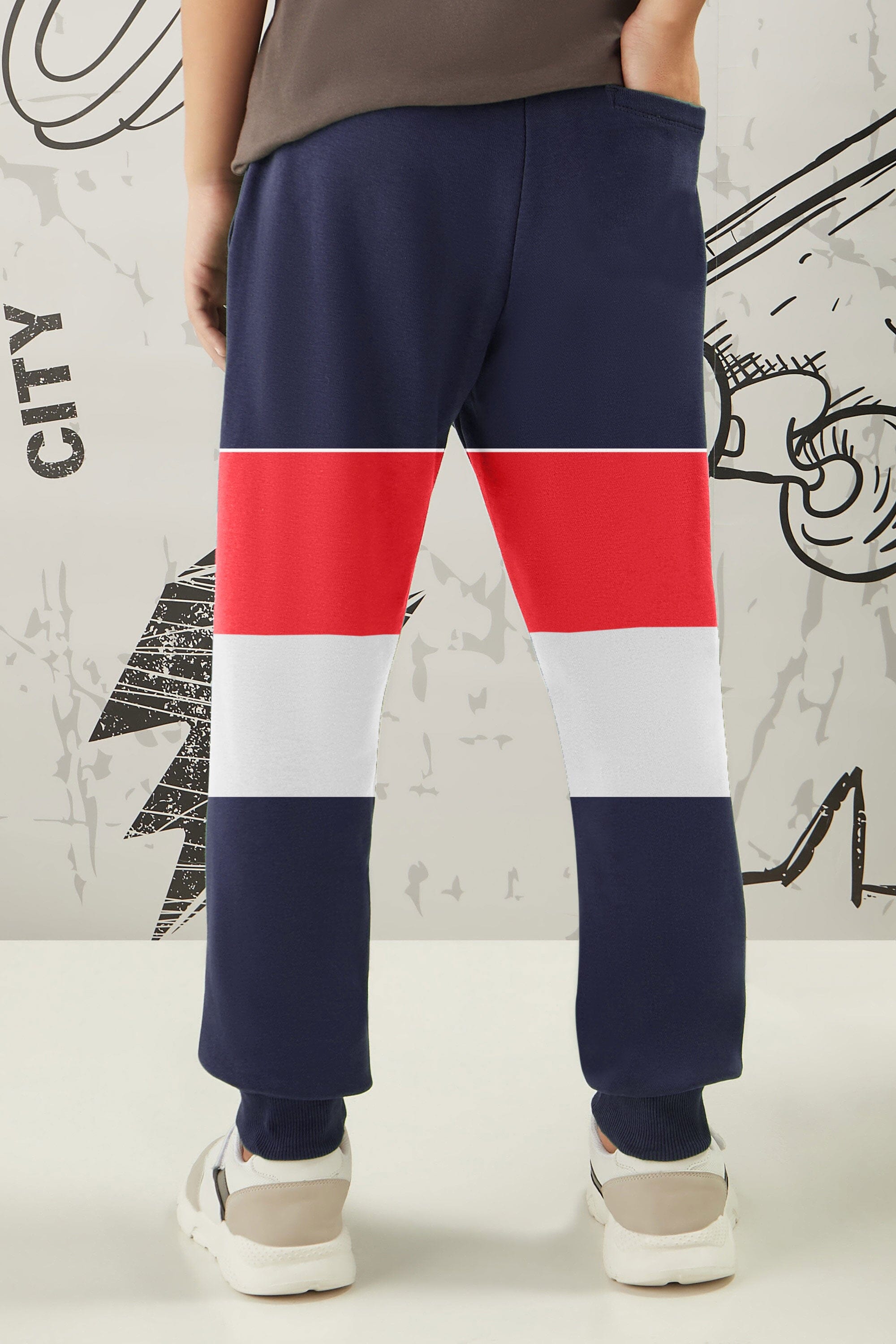 Navy & Red