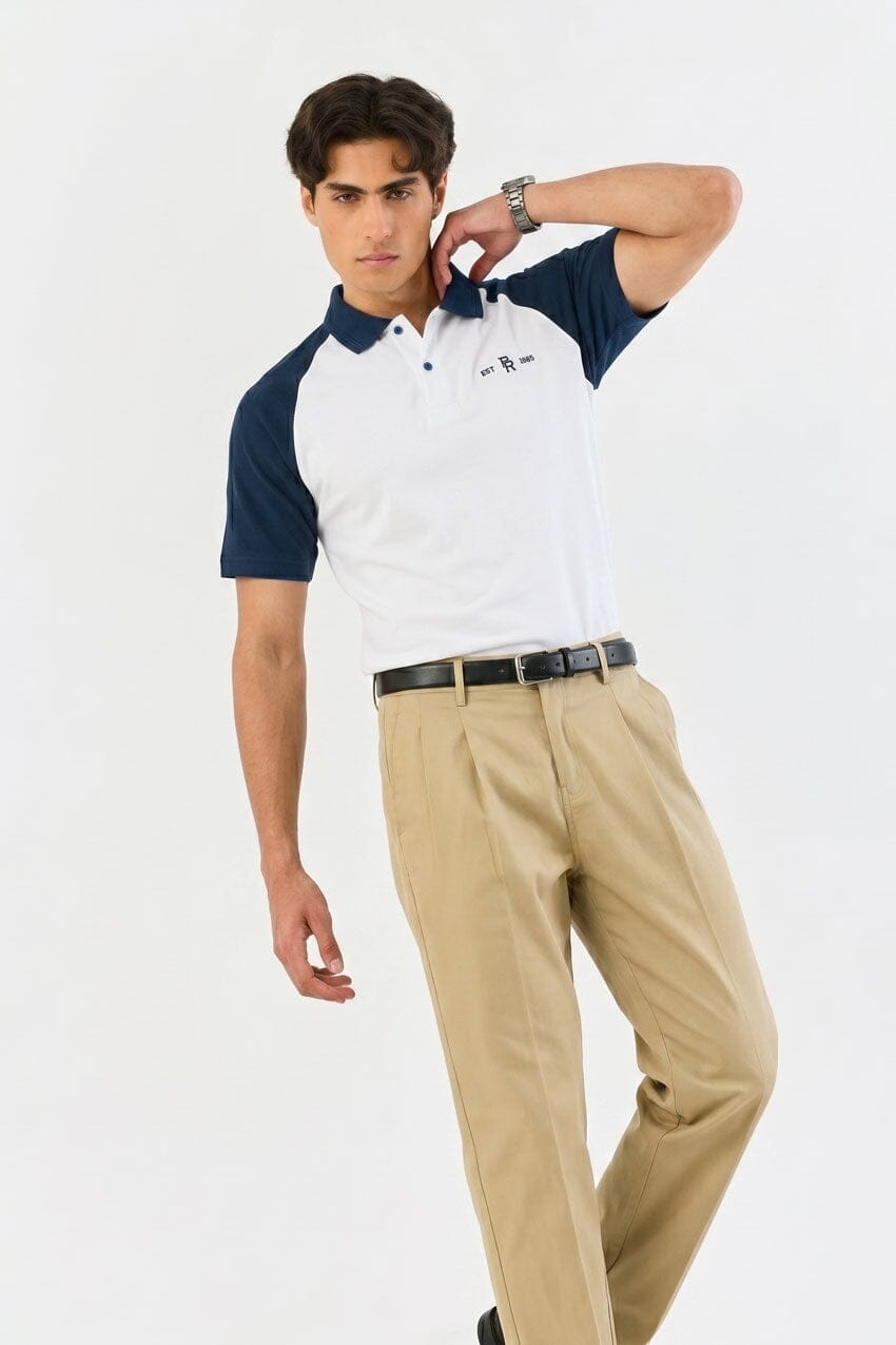 White & Navy
