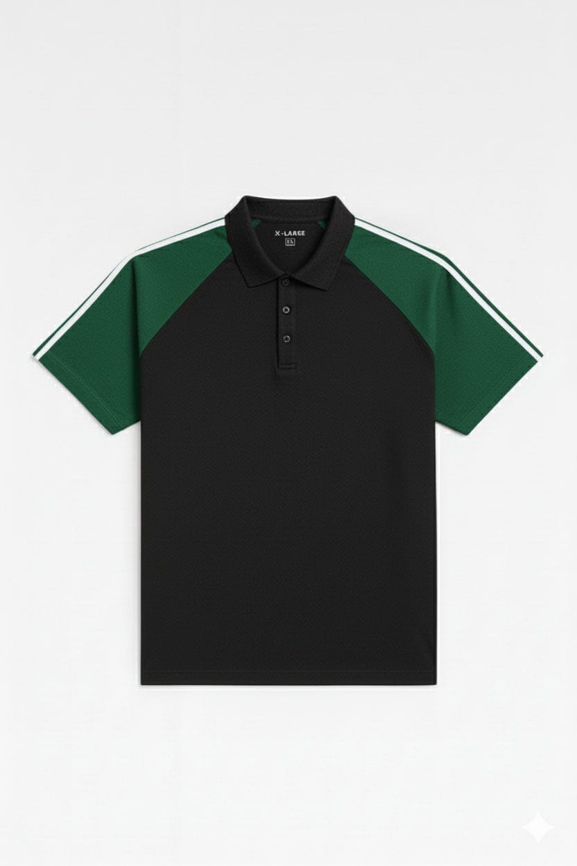 Black & Bottle Green