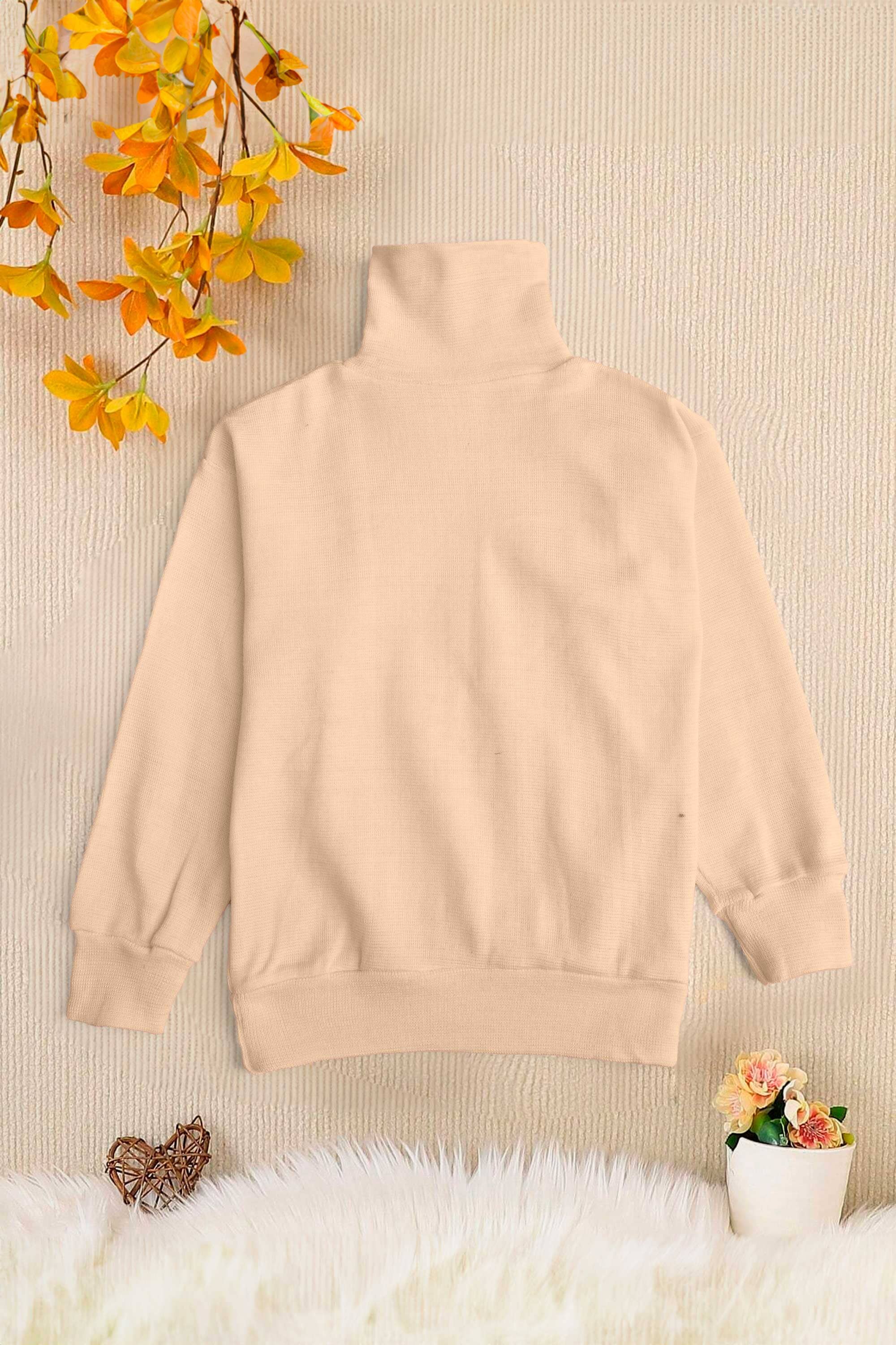 Bomba Kid's Knitted High Neck Boy's Sweat Shirt SRL 
