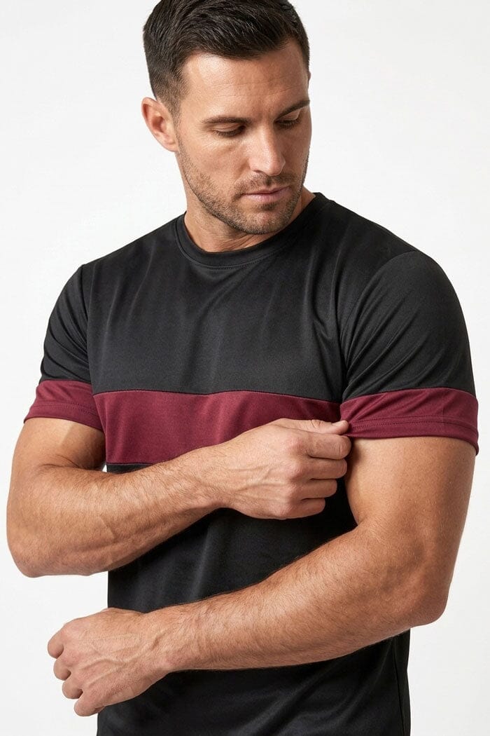 Black & Maroon