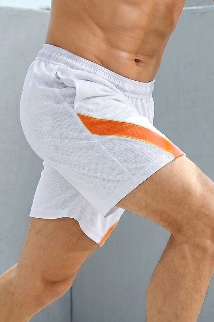 White & Orange