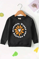 Tiny Teen Kid's Happy & Amazing Moments Printed Fleece Sweat Shirt