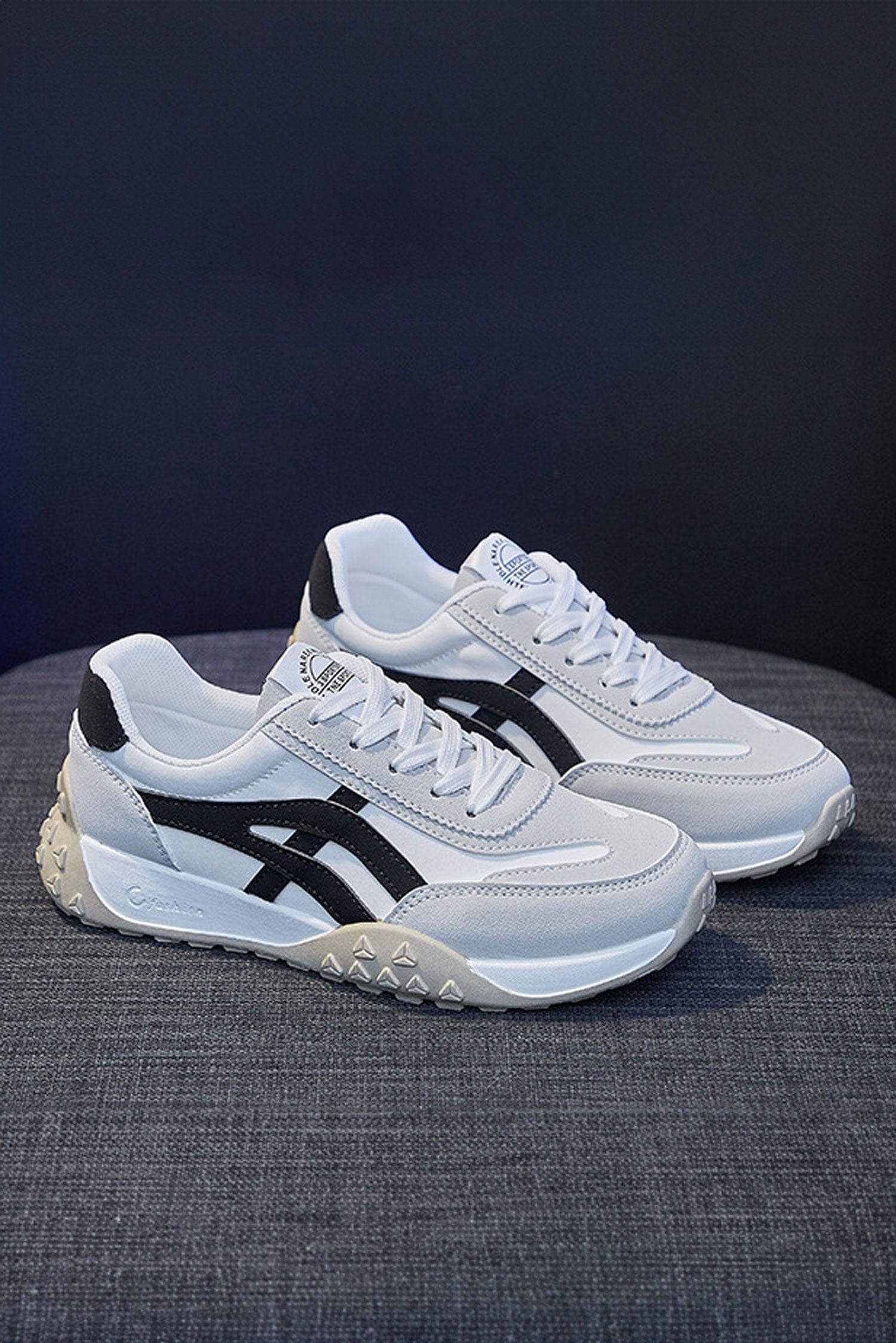 Women's Contrast Side Striped Sneakers Women's Shoes Shaoxing Shangqu im&ex Co.,ltd 