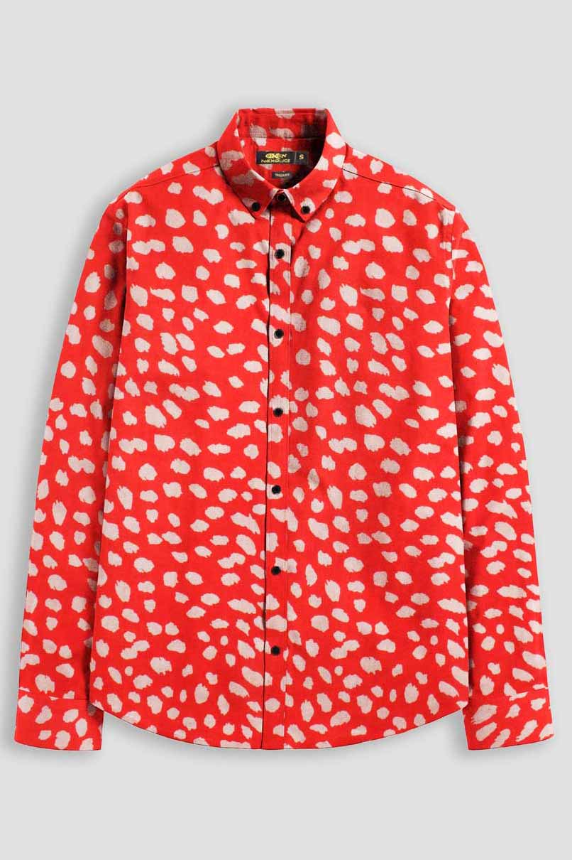 Nexoluce Men's Holstebro Tailor Fit Casual Shirt