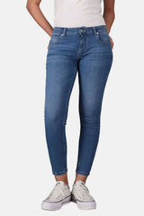 Rivvet Women's Cadiz Mid Rise Skinny Fit Denim