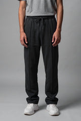 Men's Straight Pleated Fleece Trousers