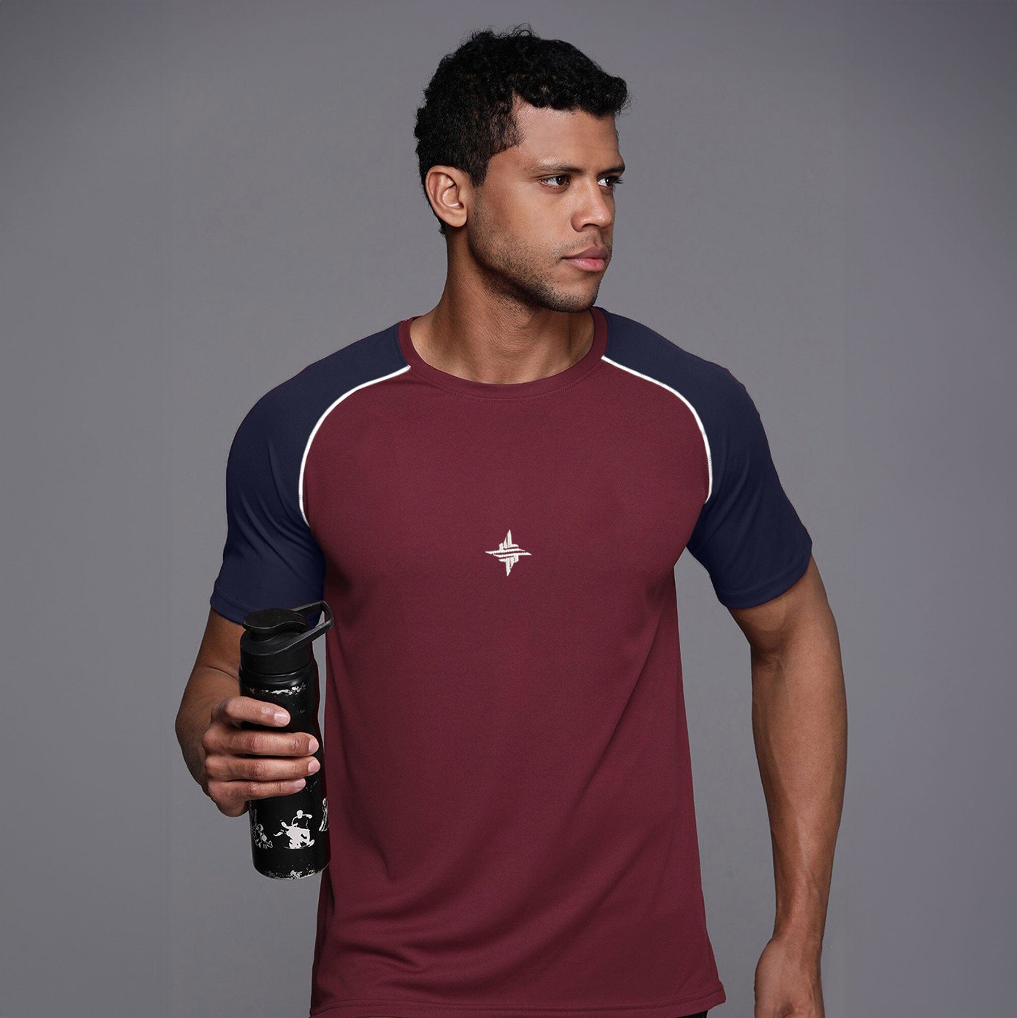 Maroon & Navy