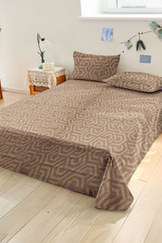 Polo Republica Silkeborg Premium Collection 3 Piece Double Bed Sheet Bed Sheet Fiza 