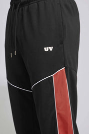 Black & Light Maroon