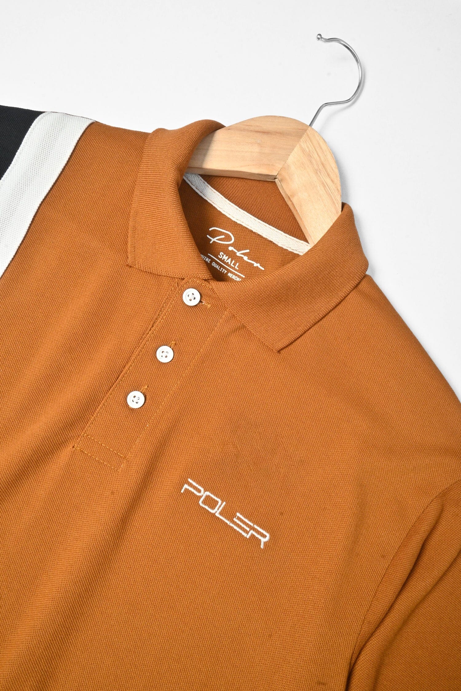Poler Men's Panel Design Minor Fault Polo Shirt Men's Polo Shirt IBT 