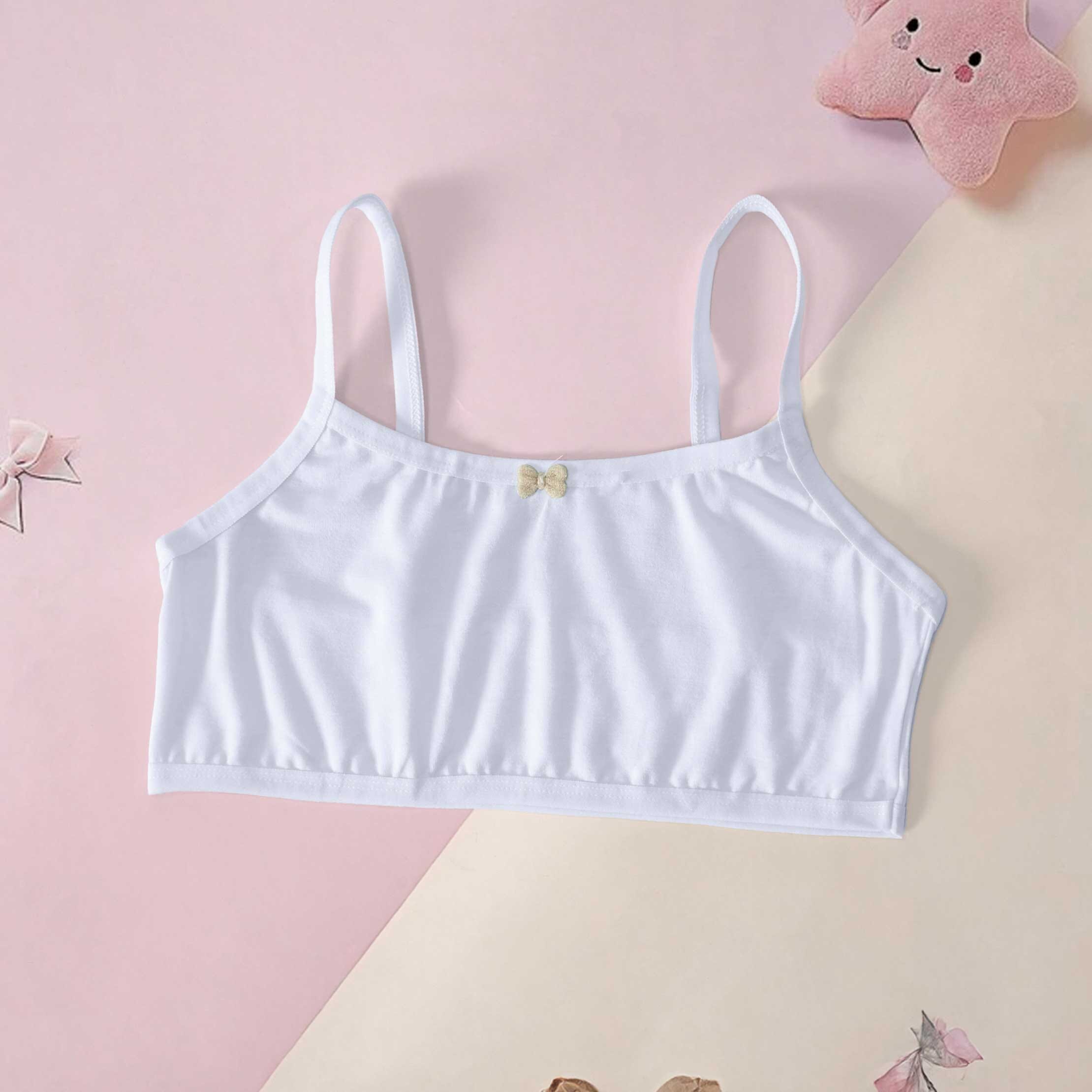 Nuisheng Girl's Bidi Bra Women's Lingerie CPKM White 26-28 