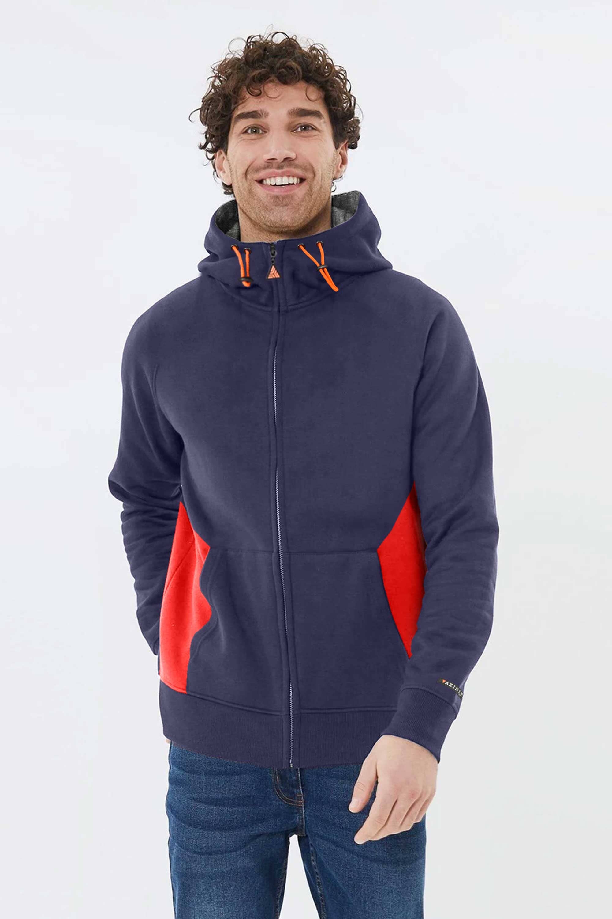 Navy & Red