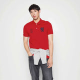 Polo Republica Men's PR Lion Logo & 5 Embroidered Polo Shirt