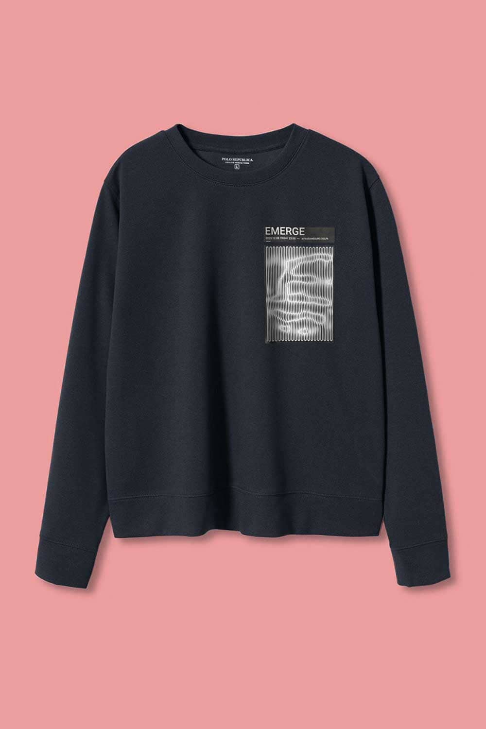 Polo Republica Women's Emerge Printed Fleece Sweatshirt