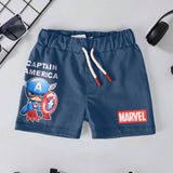 Tiny Teen Baby Kid's Captain America Printed Shorts