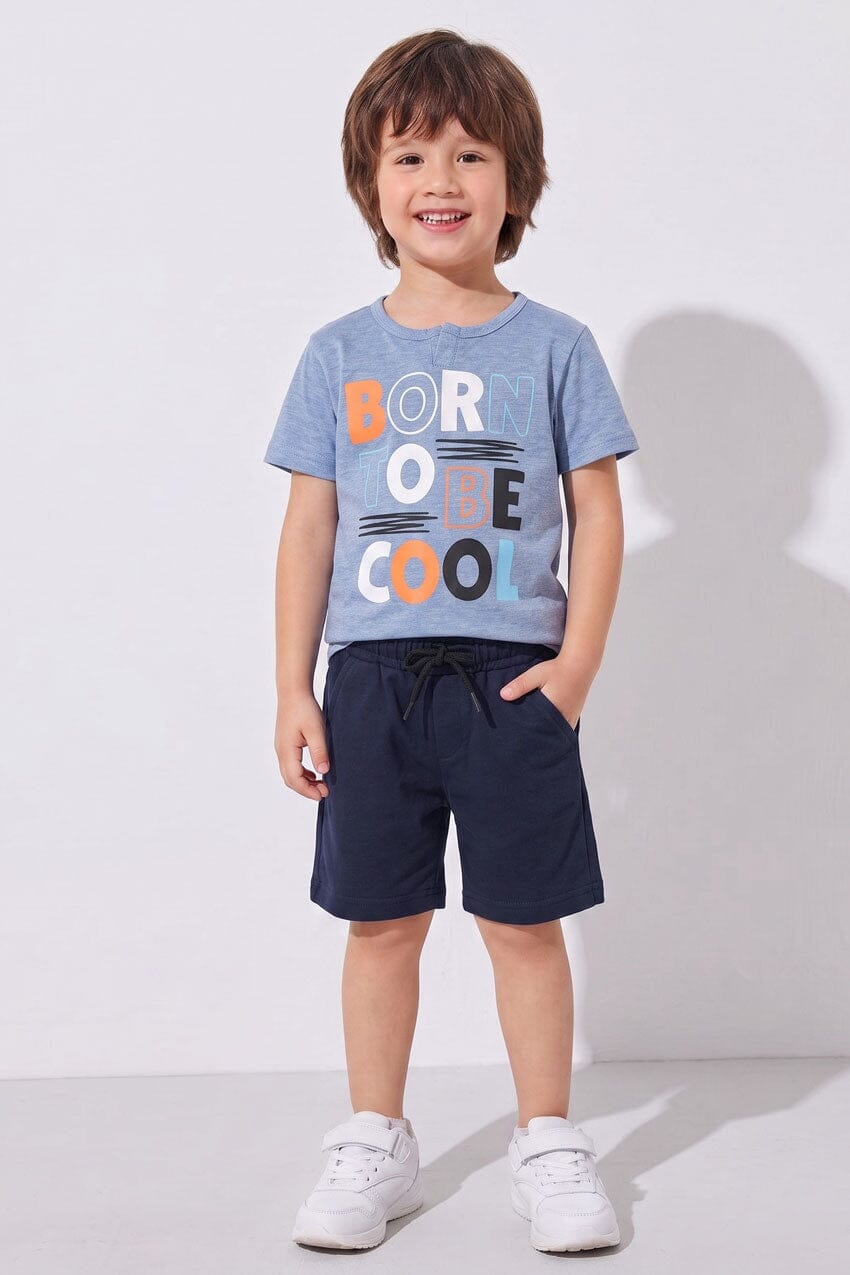 Powder Blue & Navy