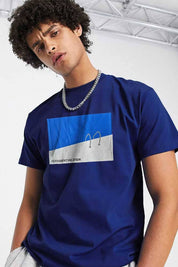 M&C Men's Permanent Vacation Printed Crew Neck Tee Shirt