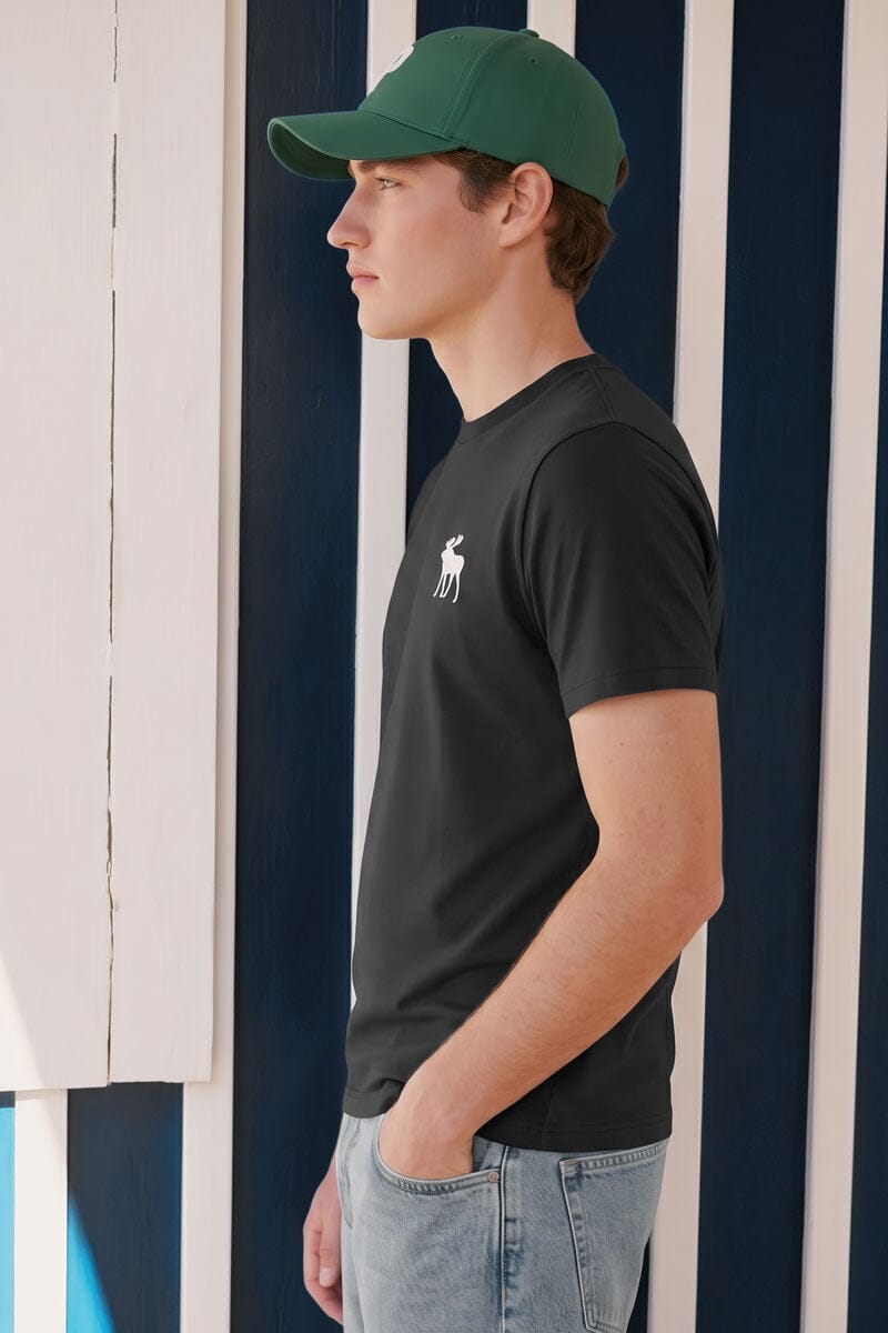 Black Plain Hem