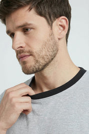 Melange Grey & Black