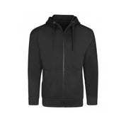Men's Lucerne Minor Fault Fleece Zipper Hoodie Minor Fault Image Black XS 