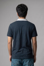 Navy & Melange Grey