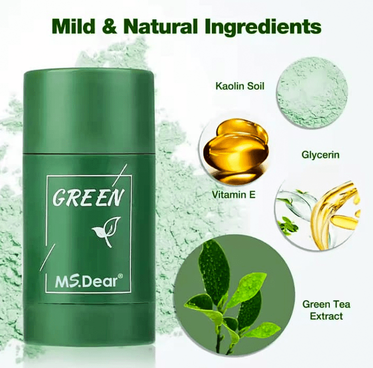 Green Tea Oil Control Cleansing Solid Roll-on Mask Health & Beauty Shaoxing Shangqu im&ex Co.,ltd 
