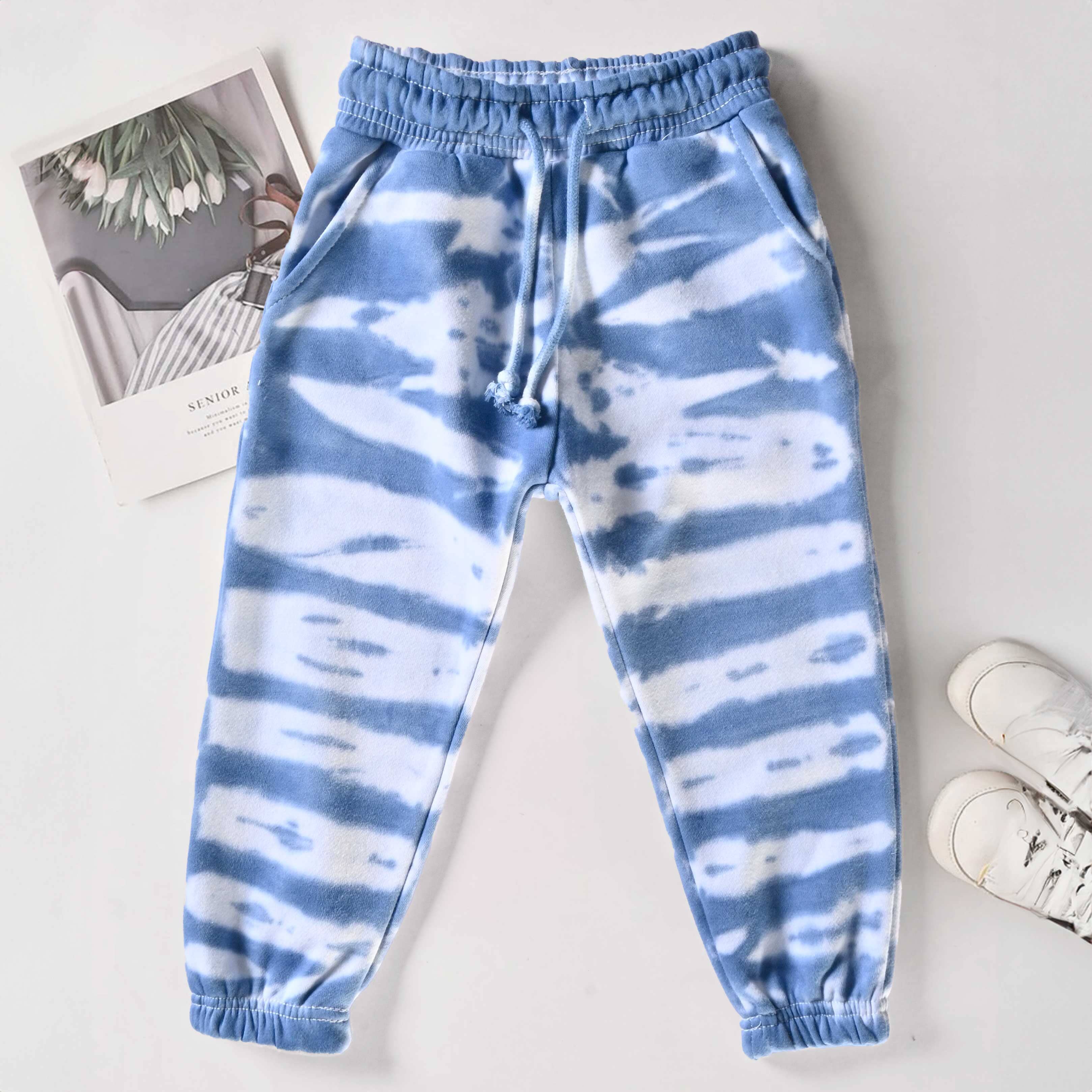 White & Blue