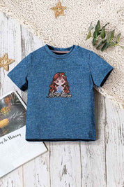 Navy Marl