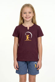 Maroon & Jeans Marl