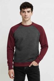 Charcoal & Burgundy