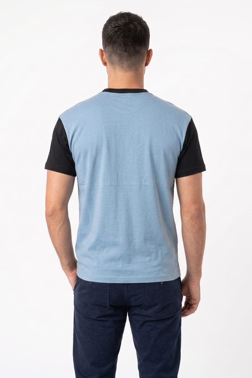 Powder Blue & Black