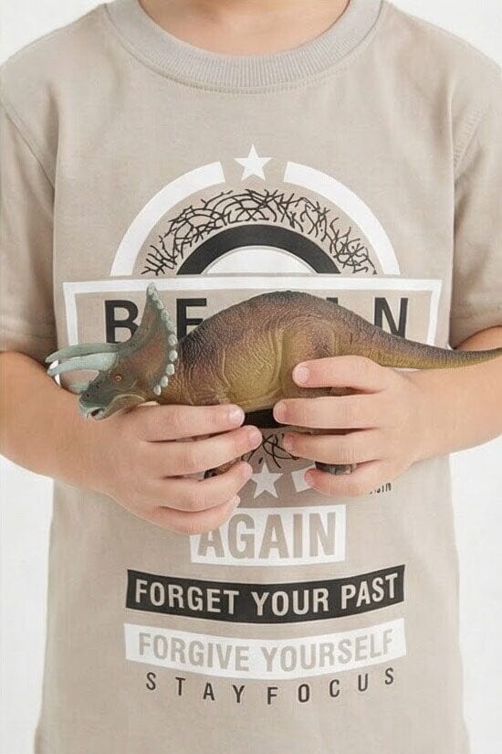 Beige & Heather Grey