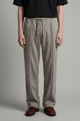 WL Men's Pleated Straight Trousers